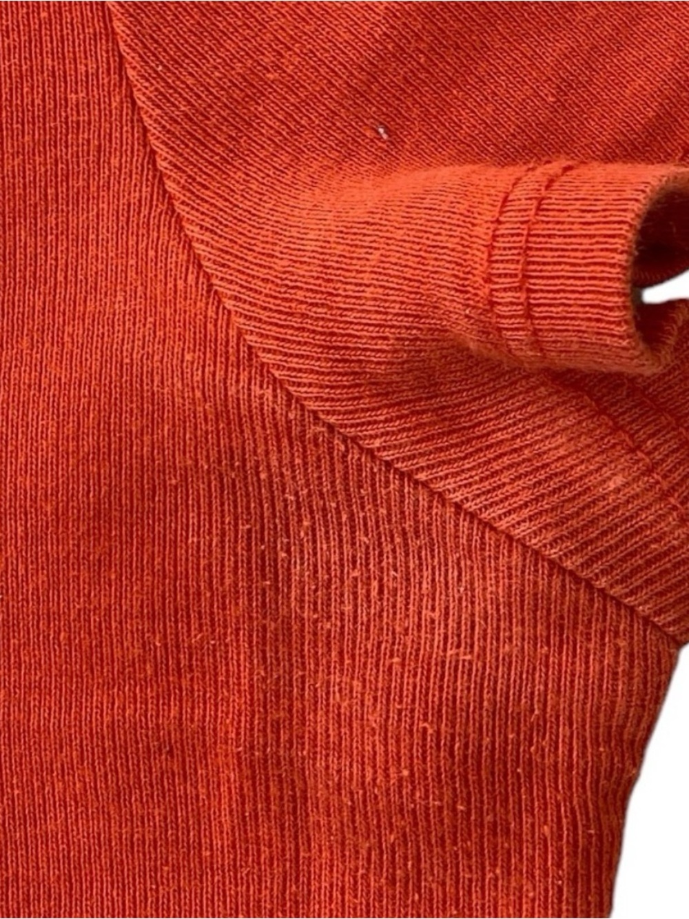 Ann Taylor Rust Red Scoop Neck Tee Size XS 100% Cotton Short Sleeve Top - Picture 8 of 8